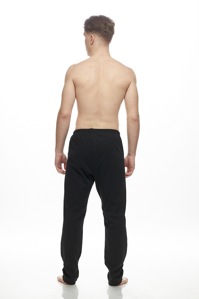 Παντελόνι πυζάμας ανδρικό χωρίς λάστιχο GALAXY μαύρο 780 - Image 3