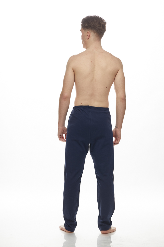 Παντελόνι πυζάμας ανδρικό χωρίς λάστιχο GALAXY μπλέ 780 - Image 3