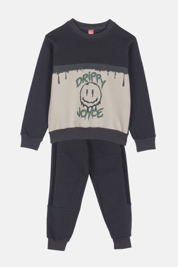 Σετ αγόρι Joyce “DRIPPY” ΓΚΡΙ 2464128