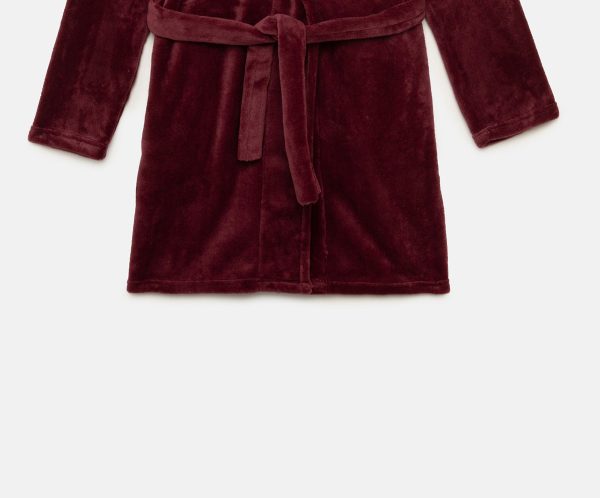 Γυναικεία ρόμπα Minerva Fleece μπορντώ 53080-694 - Image 3