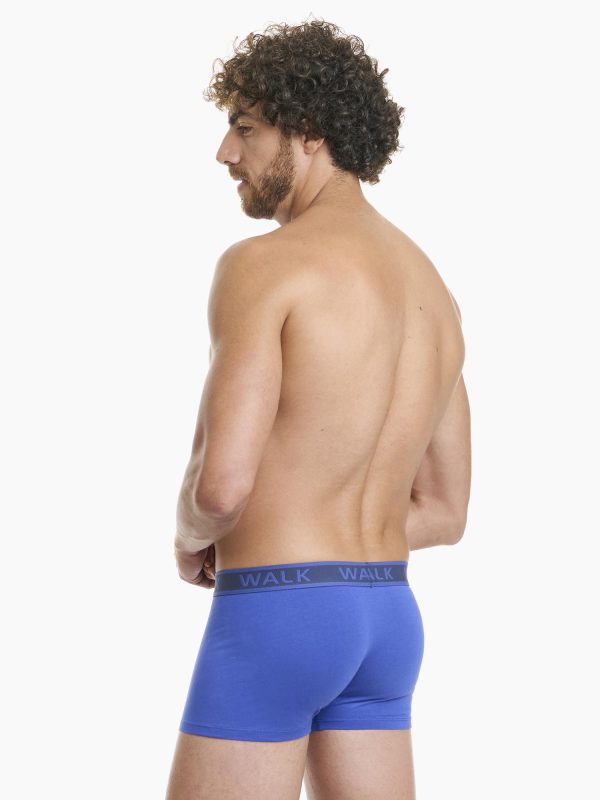Boxer Ανδρικό Walk 2 τεμάχια μπλε σκούρο-ρουά W1756_0347 - Image 6