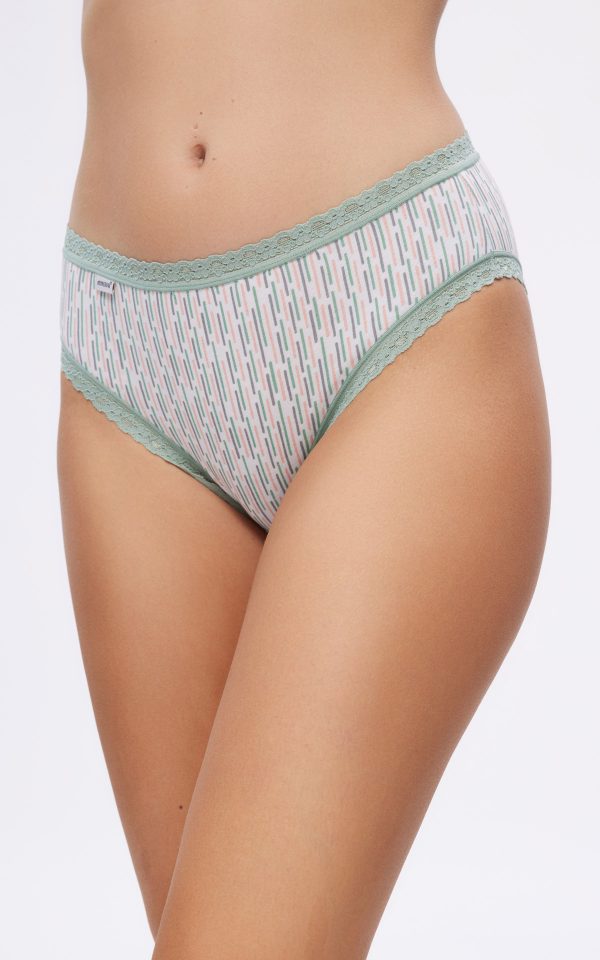 Γυναικεία κυλοτάκια MINERVA Cotton Touch Γυναικείο Brazil Σλιπ 2τμχ 82365 - Image 3