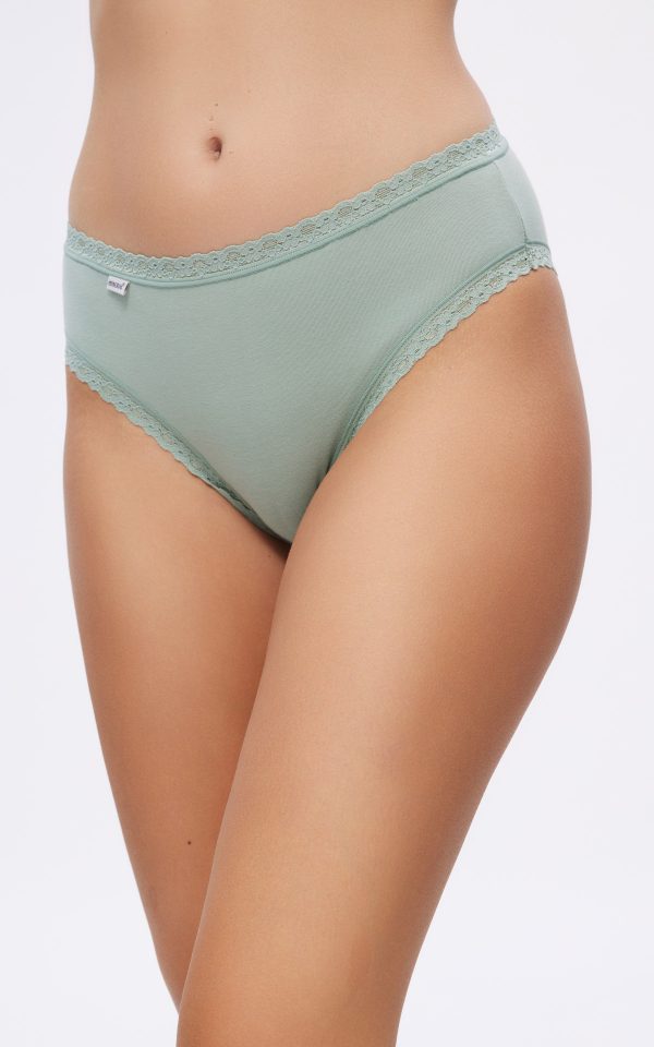 Γυναικεία κυλοτάκια MINERVA Cotton Touch Γυναικείο Brazil Σλιπ 2τμχ 82365 - Image 4