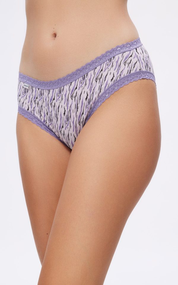 Γυναικεία κυλοτάκια MINERVA Cotton Touch Γυναικείο Bikini Σλιπ 3τμχ 82368 - Image 3