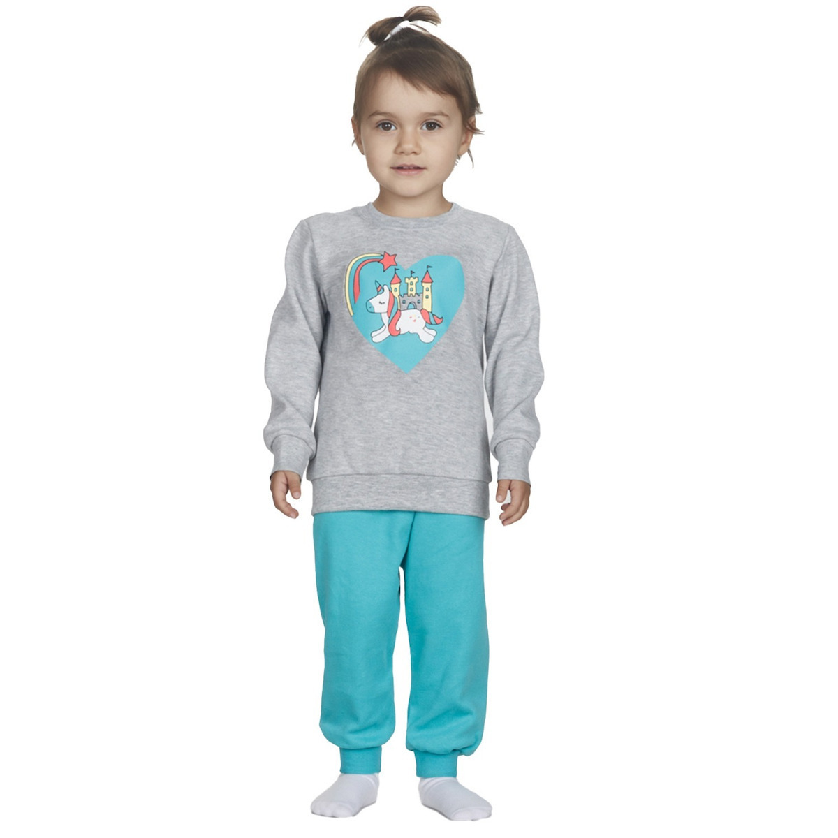 Πυζάμα κορίτσι Dreams “UNICARN” ΓΚΡΙ 2573103