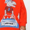 Σετ αγόρι Joyce “Crocodile” πορτοκαλί 2562107 - Image 2