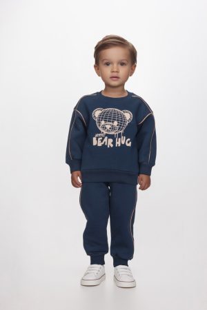 Σετ αγόρι Joyce “Bear” σκούρο μπλε 2562122