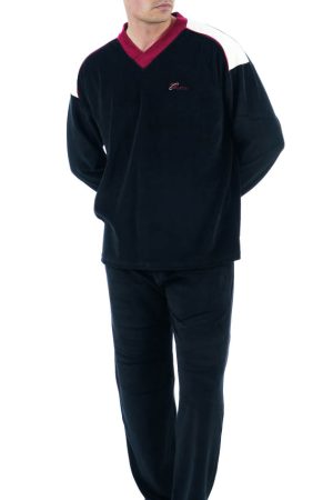 Alternative view of Ανδρική πυτζάμα Βελουτέ Dustin Billy “Velour” μαύρο 3080
