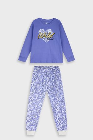 Πυτζάμα κορίτσι Energiers “Wild soul” μωβ 36-125201-9