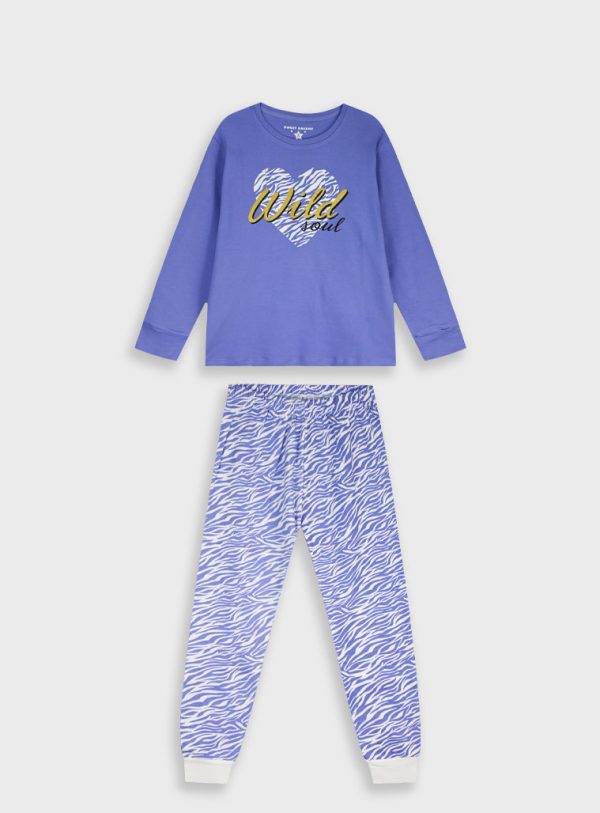 Πυτζάμα κορίτσι Energiers “Wild soul” μωβ 36-125201-9