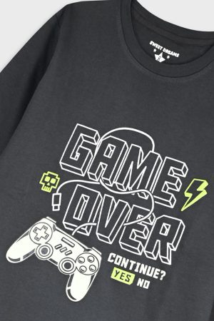 Alternative view of Πυτζάμα αγόρι Energiers “Game over” ανθρακί 33-125000-9-002