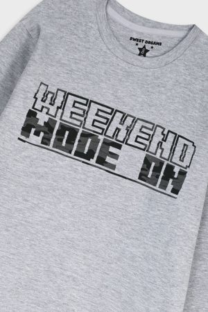 Alternative view of Πυτζάμα αγόρι Energiers “Weekend” γκρι 33-125004-9-212