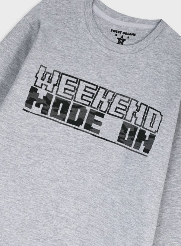 Πυτζάμα αγόρι Energiers “Weekend” γκρι 33-125004-9-212 - Image 2