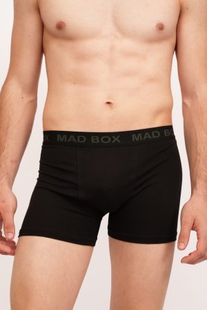 Alternative view of Μπόξερ ανδρικό Modal Mad Box μαύρα 3τεμ. 6001