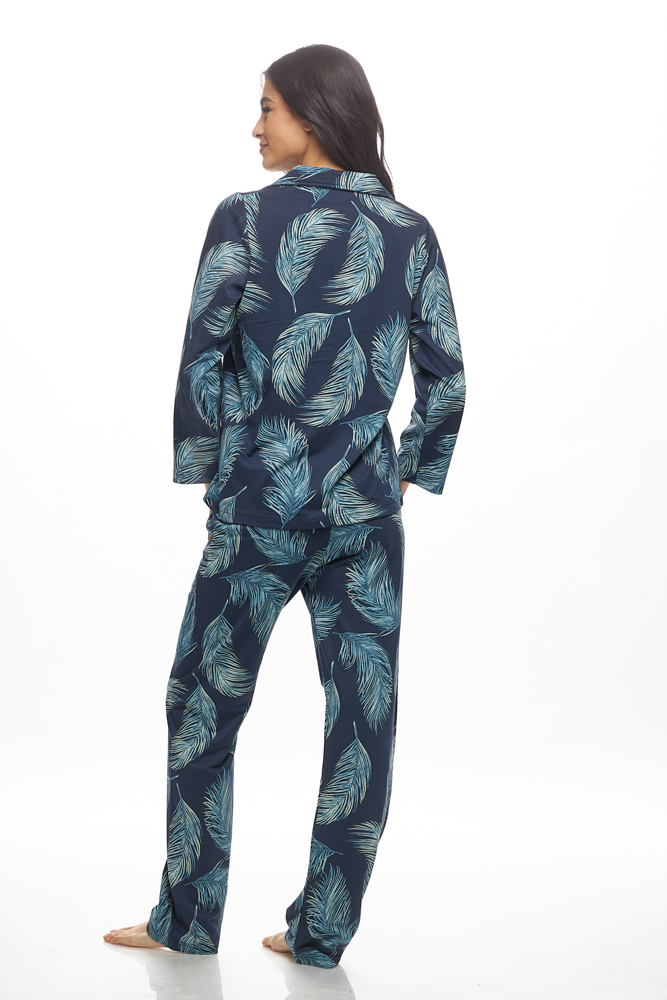 Γυναικεία πυτζάμα Galaxy “Flower” εμπριμέ 824-25 - Image 5