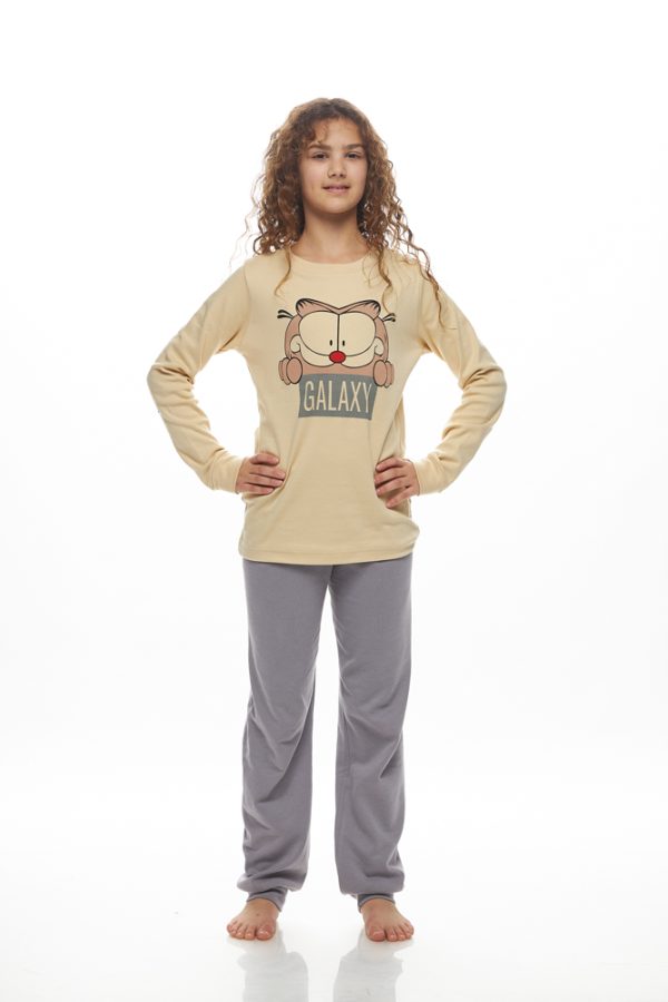 Πυζάμα Unisex Galaxy 8-14 Ετών ”Garfild Family ” πάγου 133-25 - Image 2