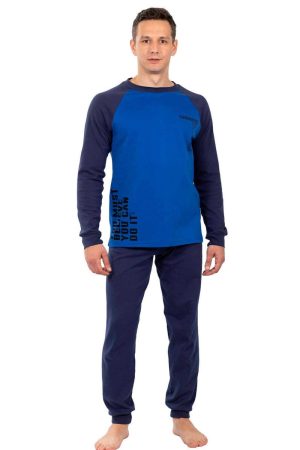 Ανδρική πυζάμα nina club “Courage” μπλε 715-26