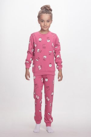 Πυζάμα κορίτσι Dreams “EYES ALLOVER” ΣΑΠΙΟ ΜΗΛΟ 2575111