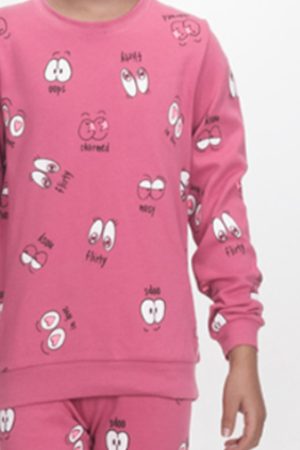 Alternative view of Πυζάμα κορίτσι Dreams “EYES ALLOVER” ΣΑΠΙΟ ΜΗΛΟ 2575111