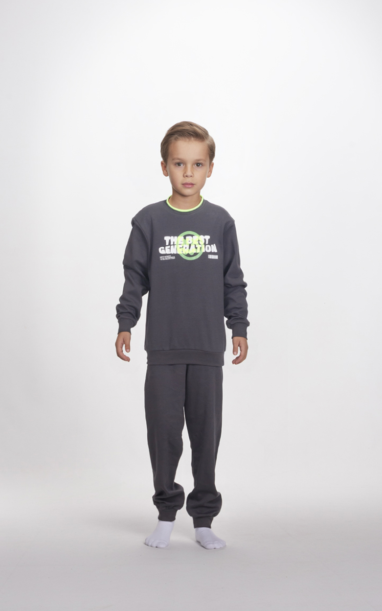 Πυζάμα αγόρι Dreams “GENERATION” ΑΝΘΡΑΚΙ 2576101