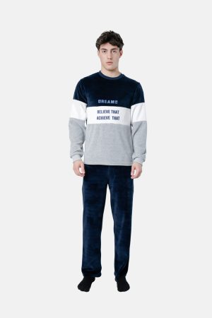 Ανδρική πυζάμα DREAMS “BELIEVER” ΜΠΛΕ 2578102