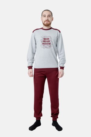 Ανδρική πυζάμα DREAMS “EXTRA ORDINARY” ΓΚΡΙ 2578103