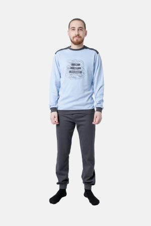 Ανδρική πυζάμα DREAMS “EXTRA ORDINARY” ΣΙΕΛ 2578103