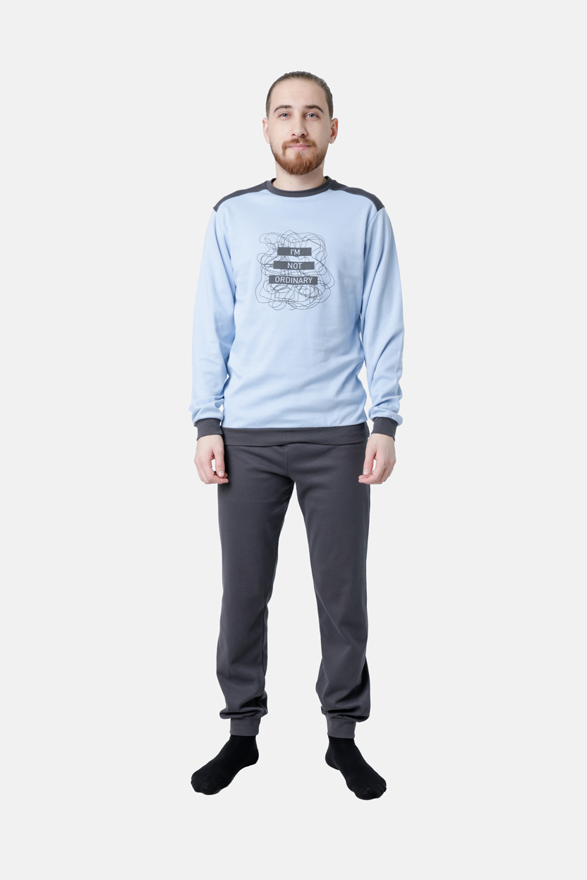 Ανδρική πυζάμα DREAMS “EXTRA ORDINARY” ΣΙΕΛ 2578103