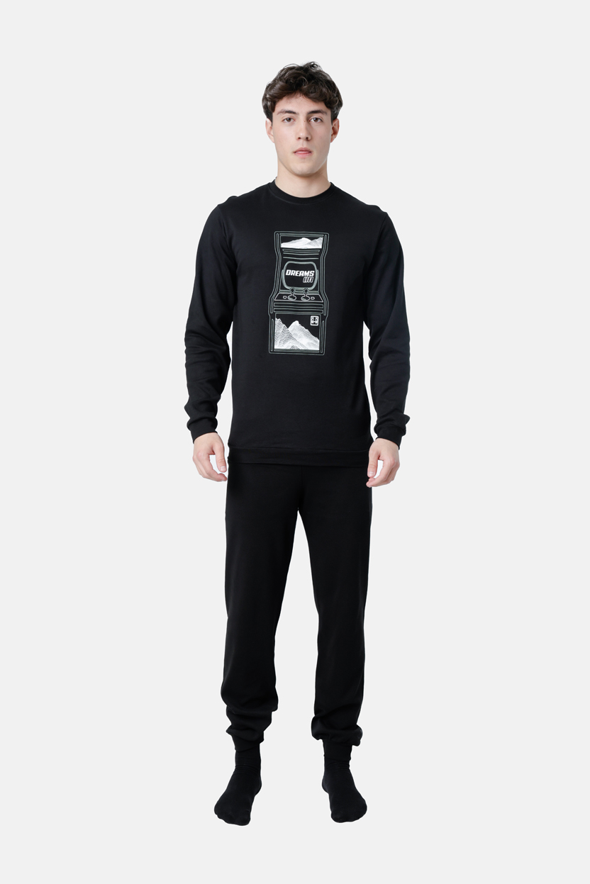 Ανδρική πυζάμα DREAMS “ARCADE MASTER”  ΜΑΥΡΟ 2578105