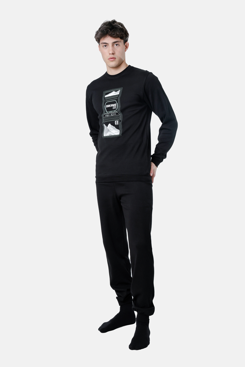 Ανδρική πυζάμα DREAMS “ARCADE MASTER”  ΜΑΥΡΟ 2578105 - Image 3