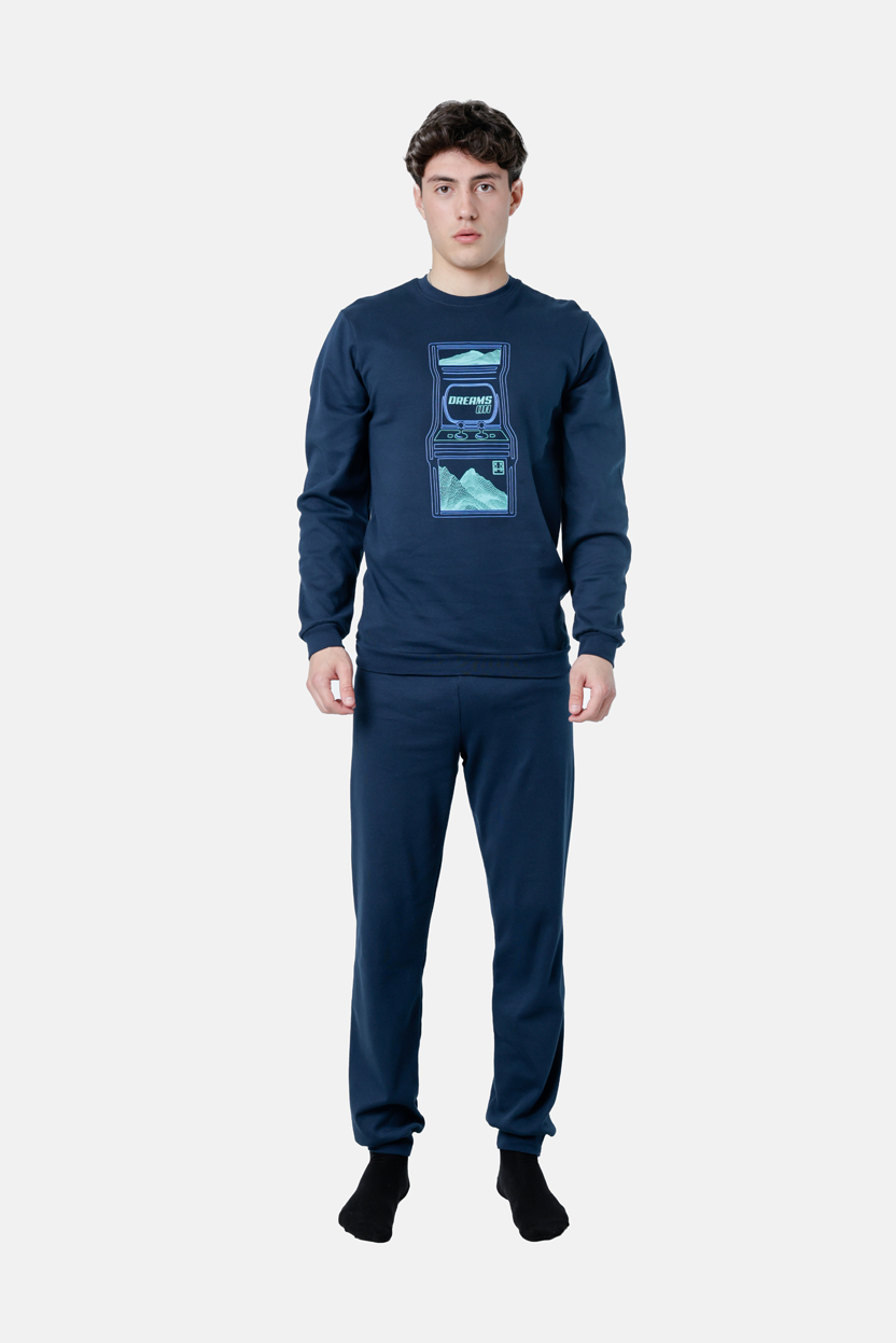 Ανδρική πυζάμα DREAMS “ARCADE MASTER”  ΜΠΛΕ 2578105