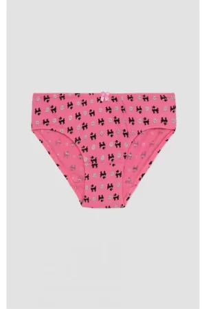 Alternative view of Κυλοτάκι κορίτσι Minerva “Poodle” Παιδικό Σλιπ 3 τμχ πολύχρωμο 45574-253