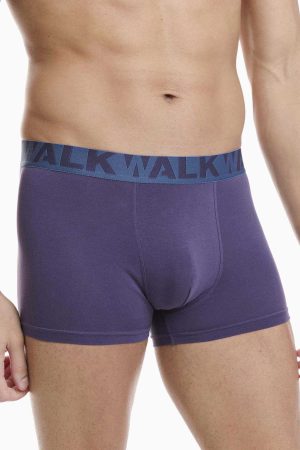 Alternative view of Boxer Ανδρικό Walk 2 τεμάχια ραφ-μωβ W1755-1_0755