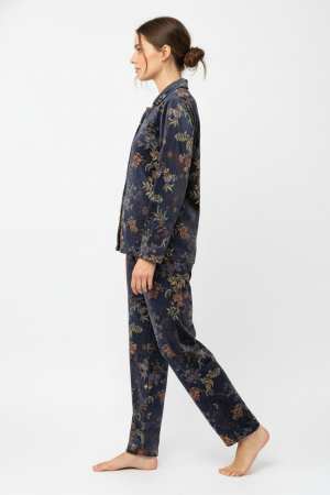 Alternative view of Πυτζάμα γυναικεία Βελουτέ Super Soft Γιώτα Homewear μπλε 4729