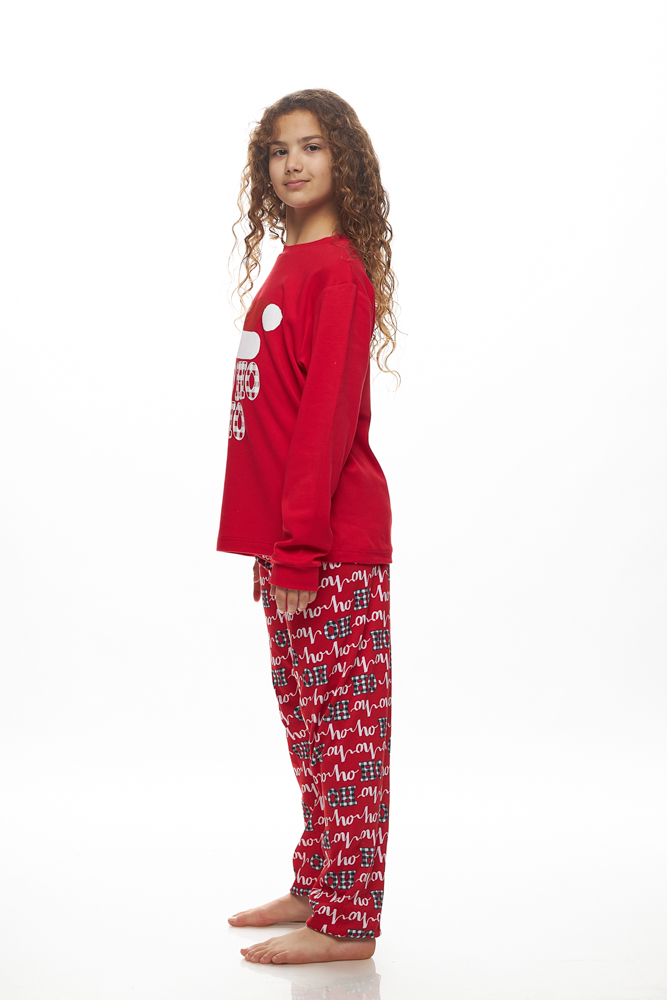 Πυζάμα Unisex Galaxy 8-14 Ετών ”x-mas ” κόκκινο 202-25 - Image 3