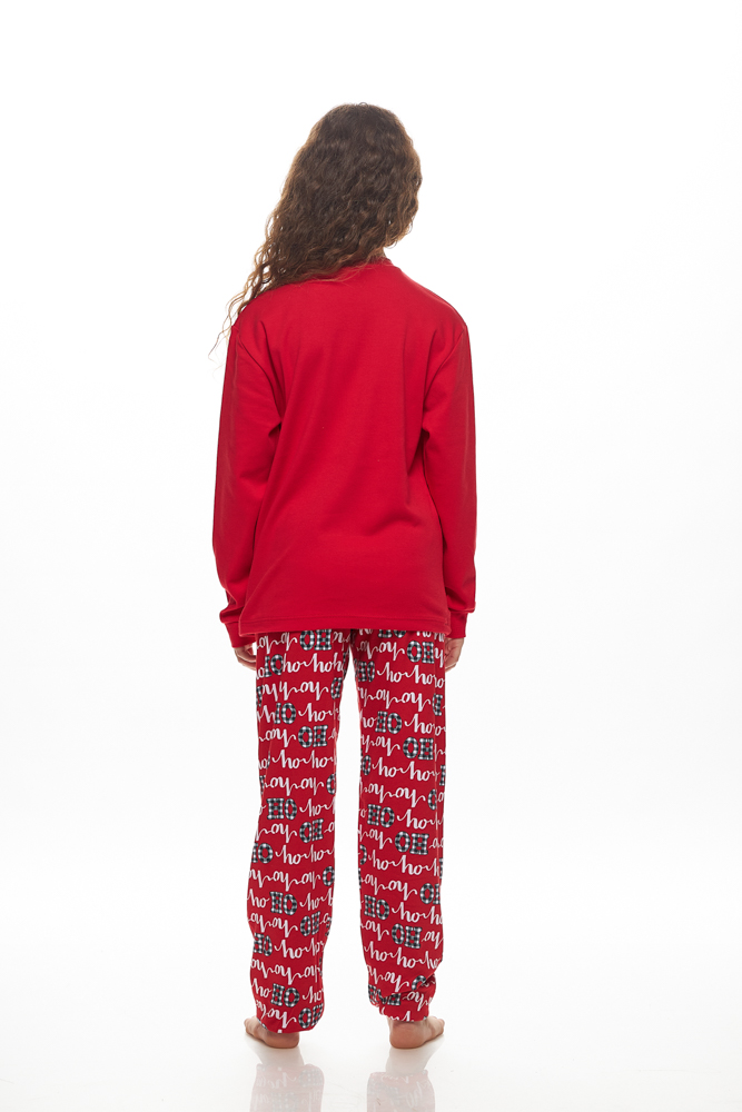 Πυζάμα Unisex Galaxy 8-14 Ετών ”x-mas ” κόκκινο 202-25 - Image 6