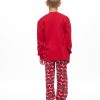 Πυζάμα Unisex Galaxy 8-14 Ετών ”x-mas ” κόκκινο 202-25 - Image 5