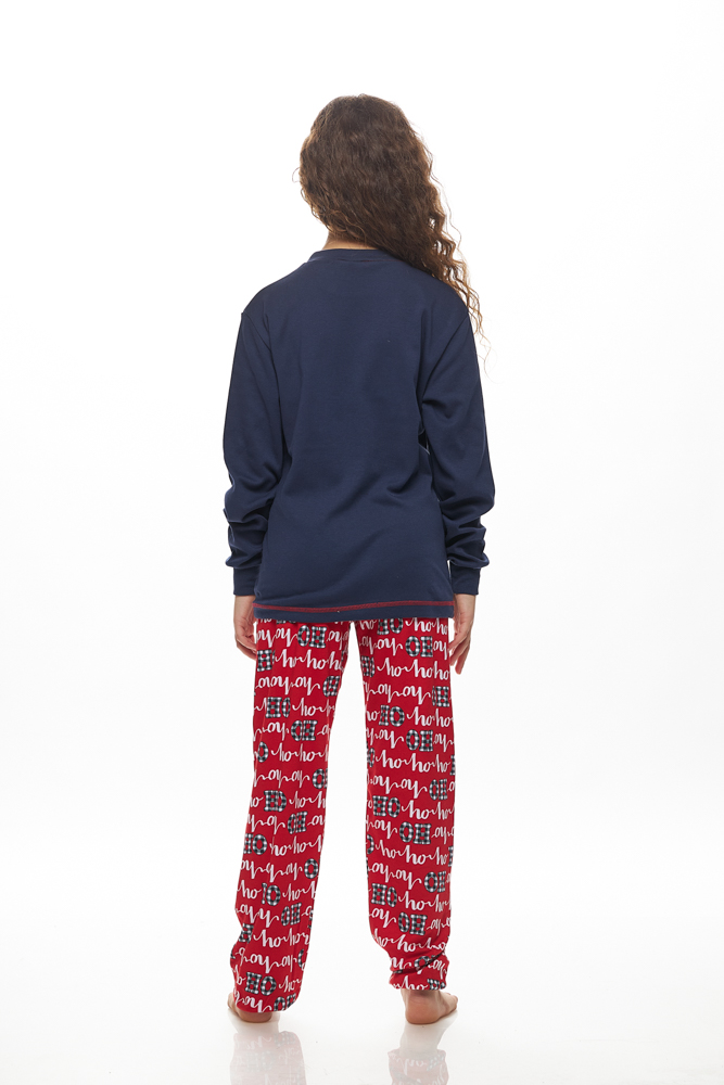 Πυζάμα Unisex Galaxy 8-14 Ετών ”X-mas ” Μπλε 202-25 - Image 6