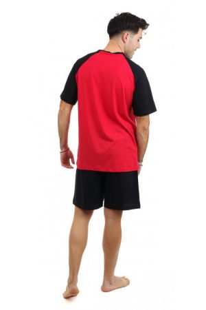 Alternative view of Ανδρική καλοκαιρινή πυτζάμα Sara “Angry Birds” κόκκινο 1286