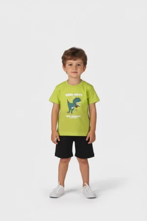 Alternative view of Σετ αγόρι Joyce “Dino mite” κίτρινο 2612120