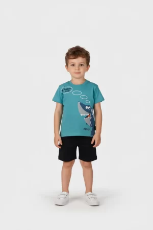 Σετ αγόρι Joyce “Sharky” μπλε 2612143