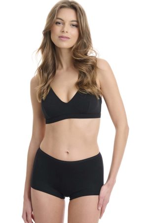 Εσώρουχο Bamboo Boxer Walk μαύρο 2 τεμάχια w2034-0202