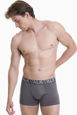 Boxer Ανδρικό Walk 2 τεμάχια ανθρακί-γκρι  W1755-1_0812