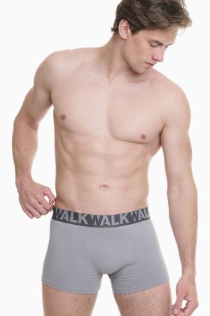 Alternative view of Boxer Ανδρικό Walk 2 τεμάχια ανθρακί-γκρι  W1755-1_0812