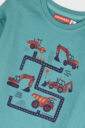 Alternative view of Σετ αγόρι Energiers “Trucks” μπλε 12-126153-0
