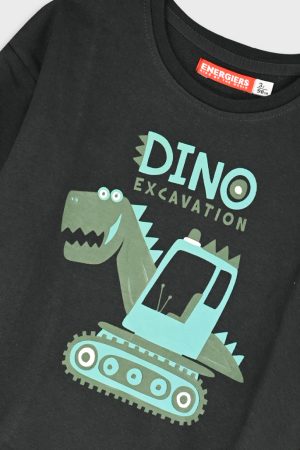 Alternative view of Σετ αγόρι Energiers “Dino” Ανθρακί 12-126155-0