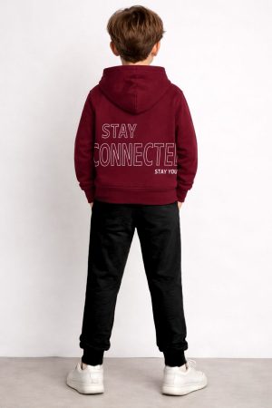 Alternative view of Σετ αγόρι Action Sportswear “Stay connected“ μπορντώ 12610023