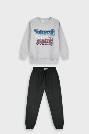Σετ αγόρι Energiers “Never Look Back” Γκρι 13-126085-0