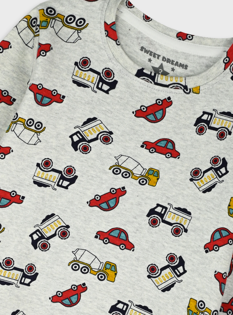 Πυτζάμα αγόρι Energiers “Cars” γκρι 32-126102-9 - Image 2