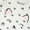 Πυτζάμα κορίτσι Energiers “Love cat's” λευκό 35-126300-9 - Image 2